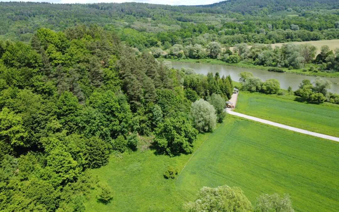 Działka rolno – leśna nad rzeką w miejscowości Temeszów