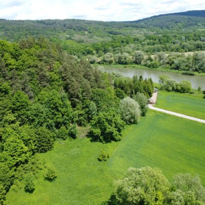 Działka rolno – leśna nad rzeką w miejscowości Temeszów